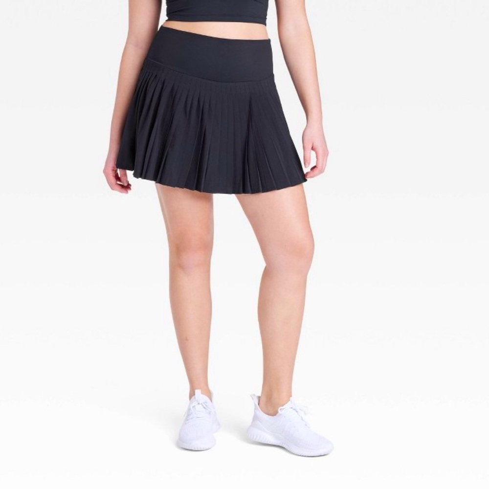 Target Women’s micro pleated tennis skort - All in motion black XS